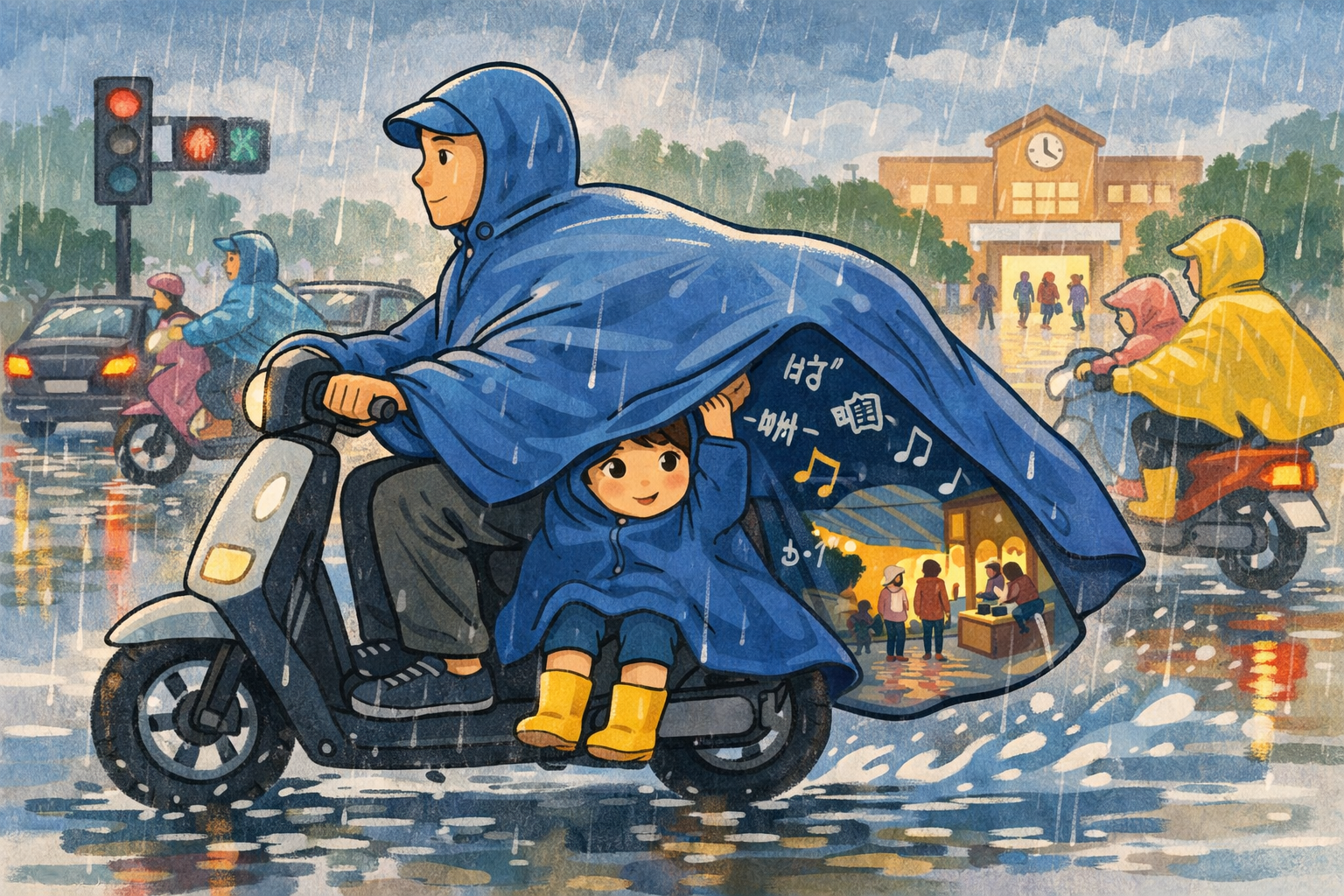 雨衣下的世界 - 第1张图片